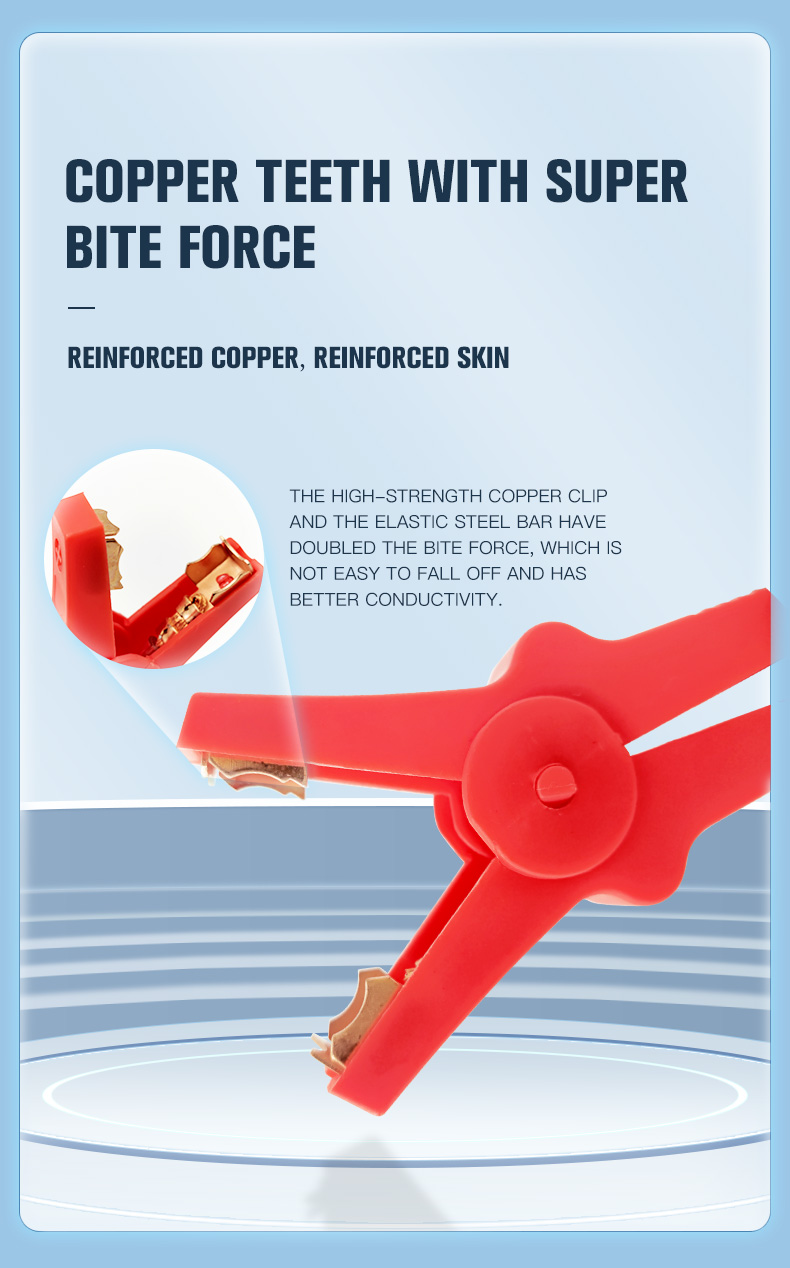 35mm2 Transparent PVC Jacket 600A Jumper Booster Cable(图3)