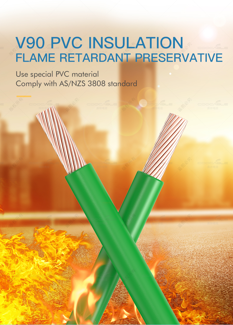 Single Core Flat Auto Cable  Copper Halogen Free Cable(图4)