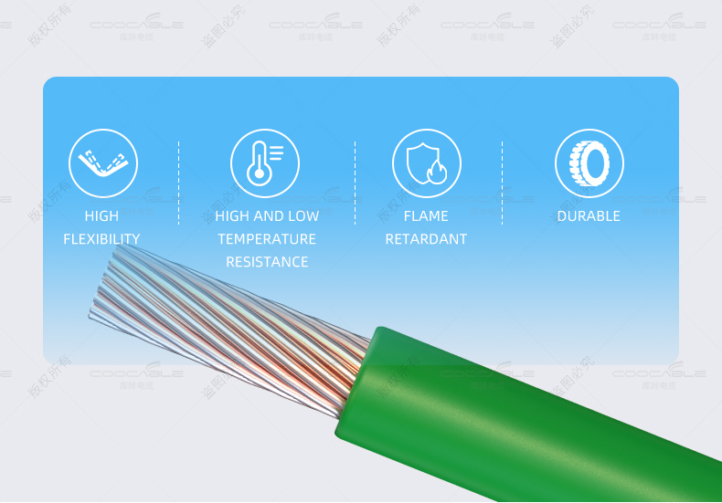 Single Core Flat Auto Cable  Copper Halogen Free Cable(图6)