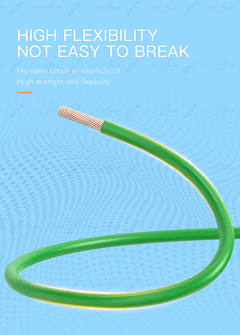 Single Core Flat Auto Cable  Copper Halogen Free Cable(图5)