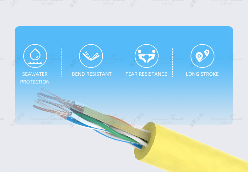 2/3 cores 4mm Zero Buoyancy Waterproof ROV Floating Cable(图7)