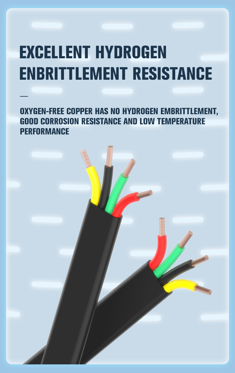 Waterproof Flexible PVC Rubber Insulated Flat Submersible Pump Cable(图5)
