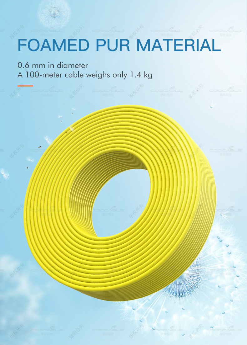 2X22AWG Underwater Floating Neutrally Buoyant Rov Tether Cable(图5)