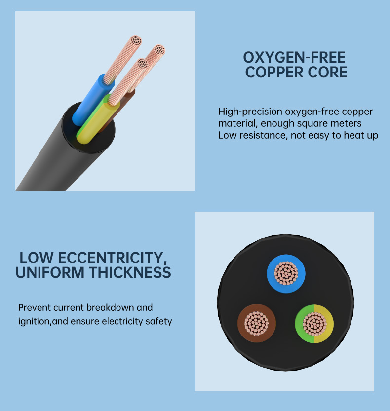 300/500v High Temperature Resistance H05BN4-F Flexible Rubber Cable (图6)
