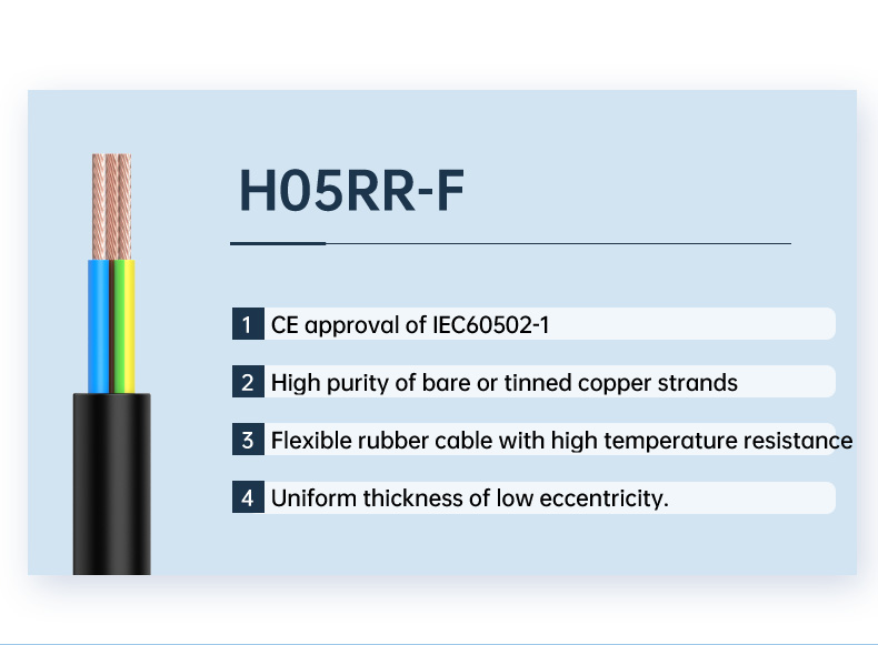  H05RR-F 3*1.5MM2  Rubber Cable(图2)