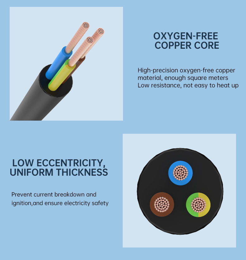 Electric H05GG-F Flexible Cable 2x4mm2 Wire(图6)