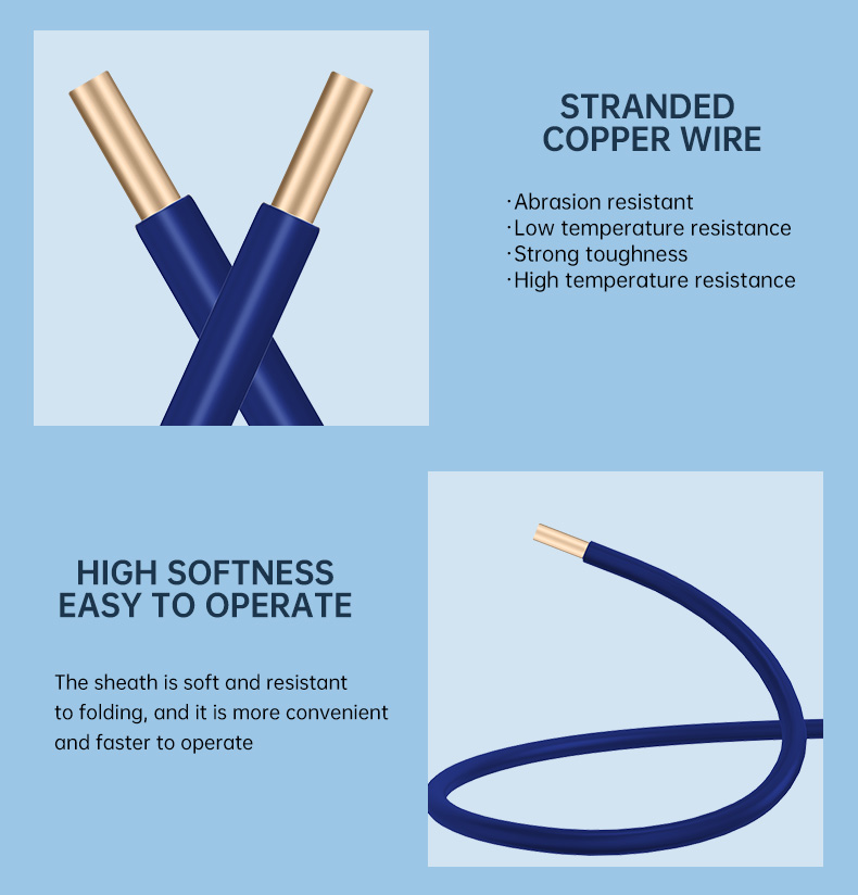 Ce Certificate H05V2-U H07V2-U Solid Pure Copper Single Core rubber Cable 16Awg 17Awg 18Awg 20Awg (图5)
