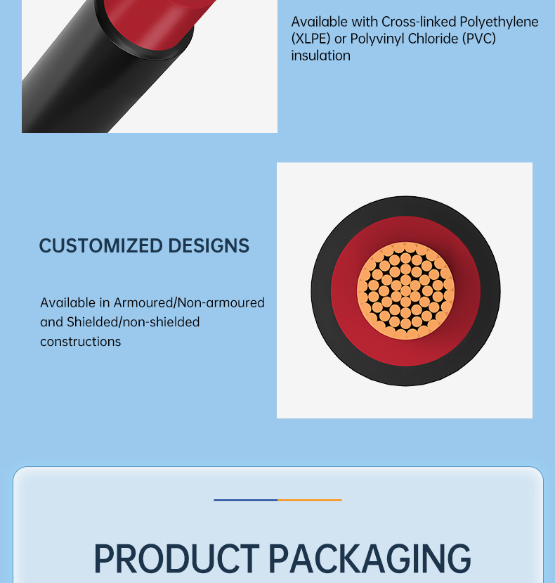 N2XY CU/XLPE/PVC 0.6/1KV  Power Cable Low Voltage Wire(图6)