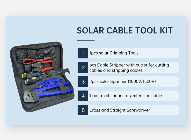 Multifunction bags Set Crimper For Solar Tool Kits(图2)