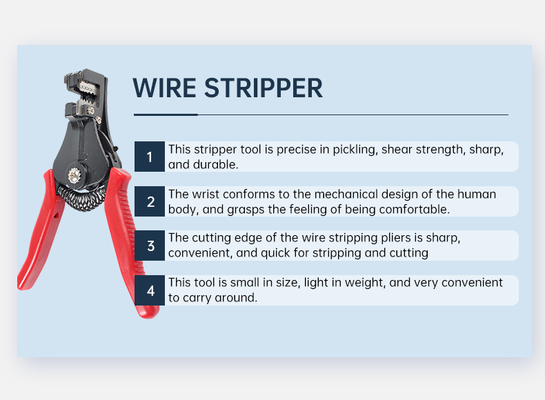 PV Solar Panel Cable Stripper Automatic Wire Stripping Tool(图2)