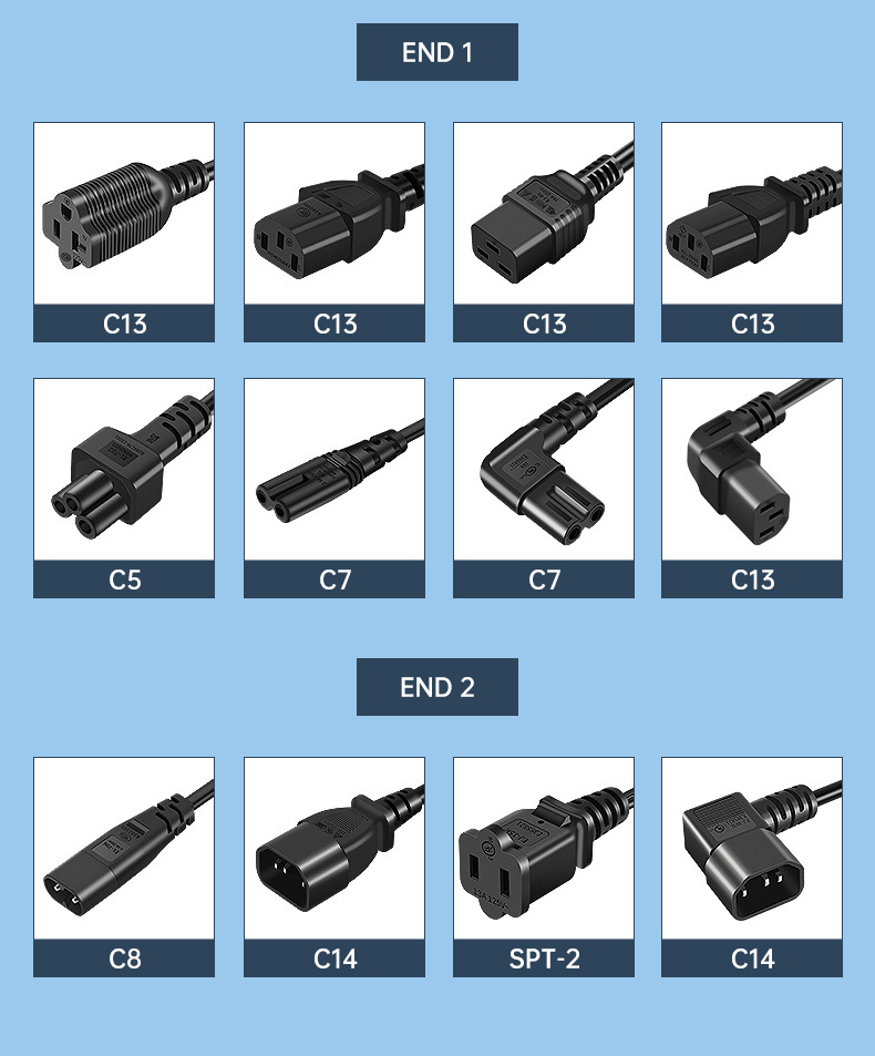 Main C5 To Uk Power Cord For Laptop Adapter(图8)